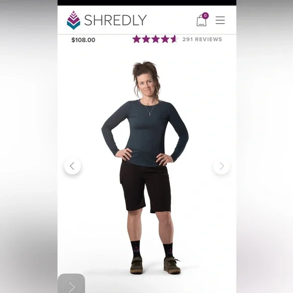 Shredly Women’s MTB CURVY SHORT - Picture 1 of 10